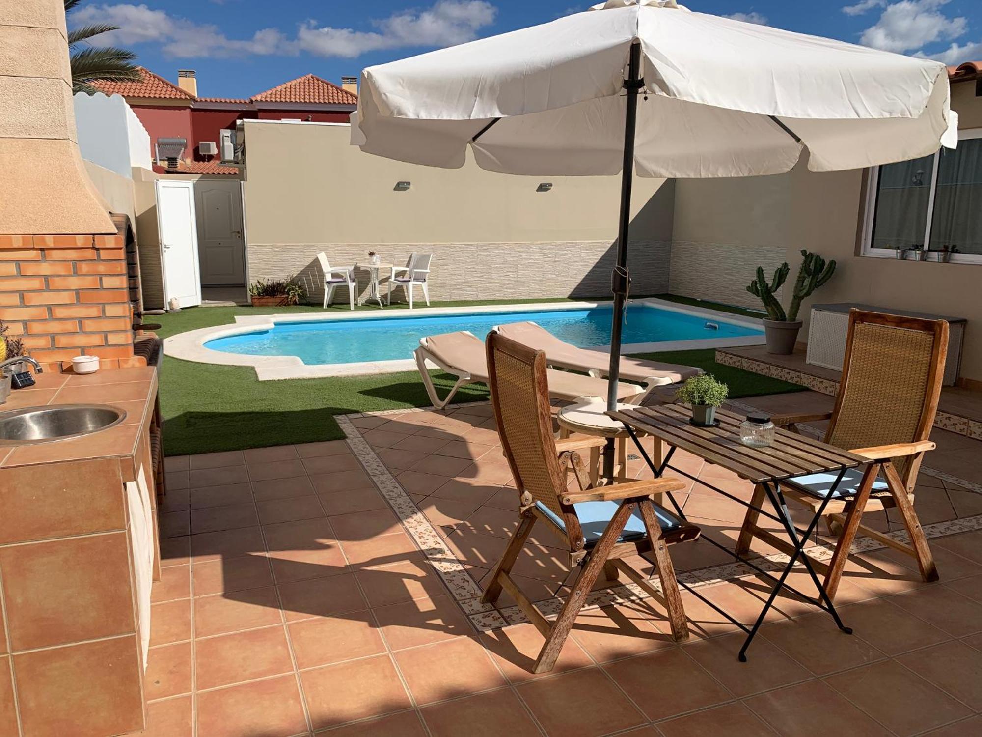 Mar&Mar, Apartamento Con Solarium Y Piscina Gran Tarajal Exterior foto